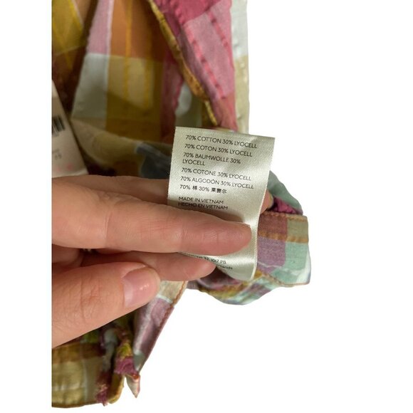 NWT Anthropologie Pilcro Plaid Tank Top-sz 12 - Picture 9 of 13